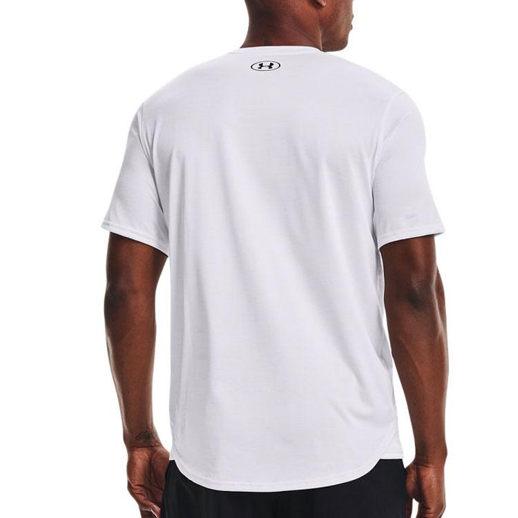 Under Armour Vent Casual Trainings Rundhals Locker Atmungsaktiv Leicht Kurzarm T-Shirt Herren Oberteile Weiß 1365216-100