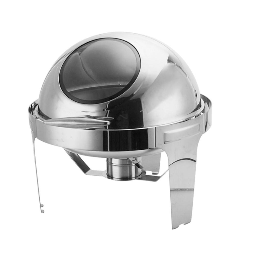 Buffet Server Built-in Damping 6L Solid Water Saucepan Fuel Holders for Wedding Hotel Dining Room