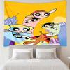 The-Powerpuff-Girls Print Tapestry, Backdrop, Easy Setup, Ideal for Bedroom, Office & Living Room, with Aesthetic Wall Hanging Decor.