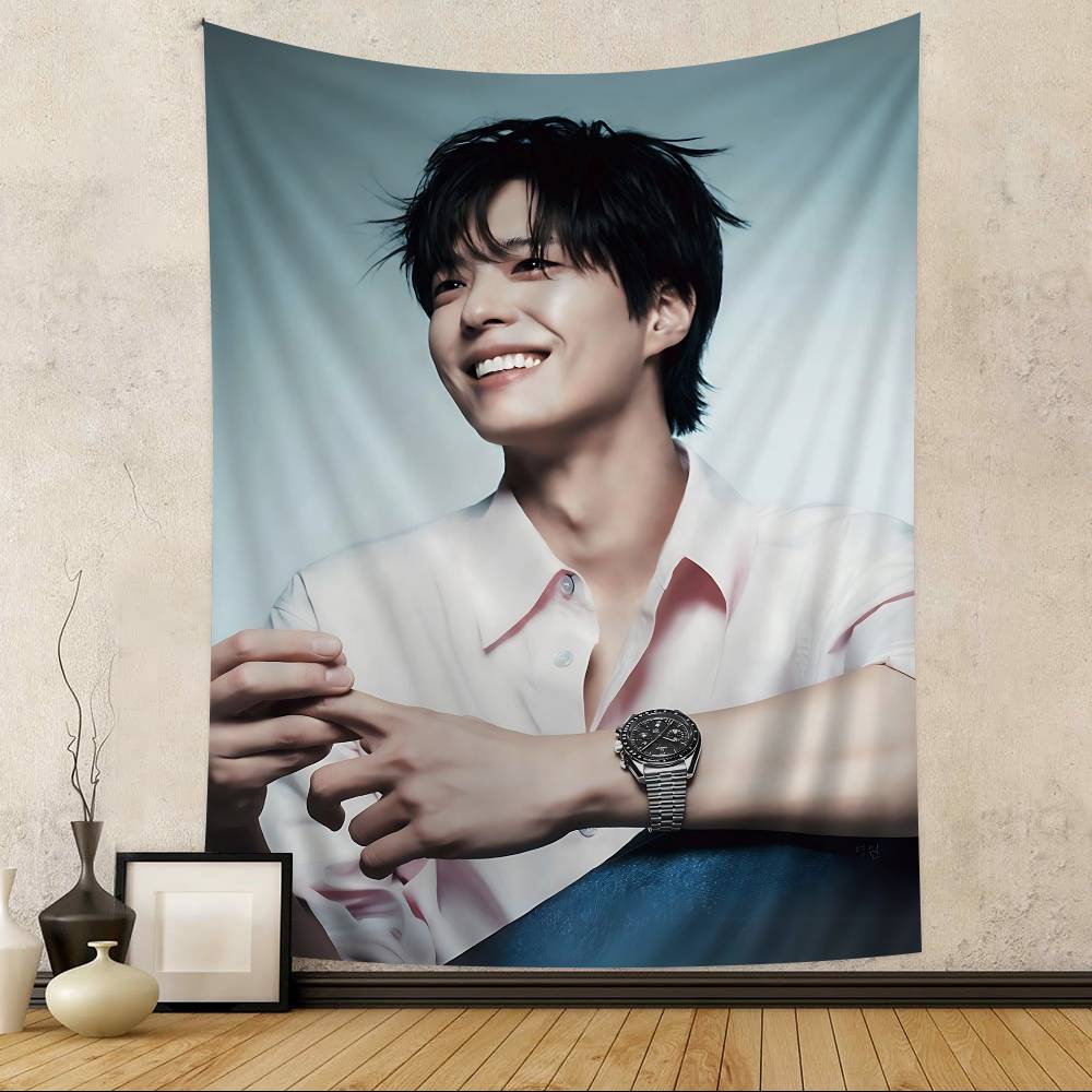 1pc Classic Kpop Park Bo Gum Chart Tapestry Bohemian Wall Tapestries Mandala Wall Art Decor