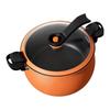 Non-stick Pressure Pot Non-stick Large-Capacity Multifunctional Cookware with Transparent Lid Slow Rice Cooker for Cooking