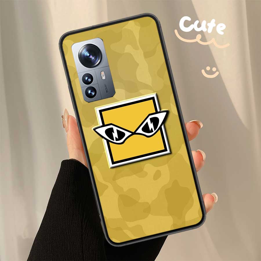 Game Rainbow S-Six S-Siege Clear Phone For Xiaomi Poco X7 X6 X5 F6 F5 F7 Mi 14 Ultra 15 13 12 12X 12T 11T 10T Pro 11i 10 Lite Co