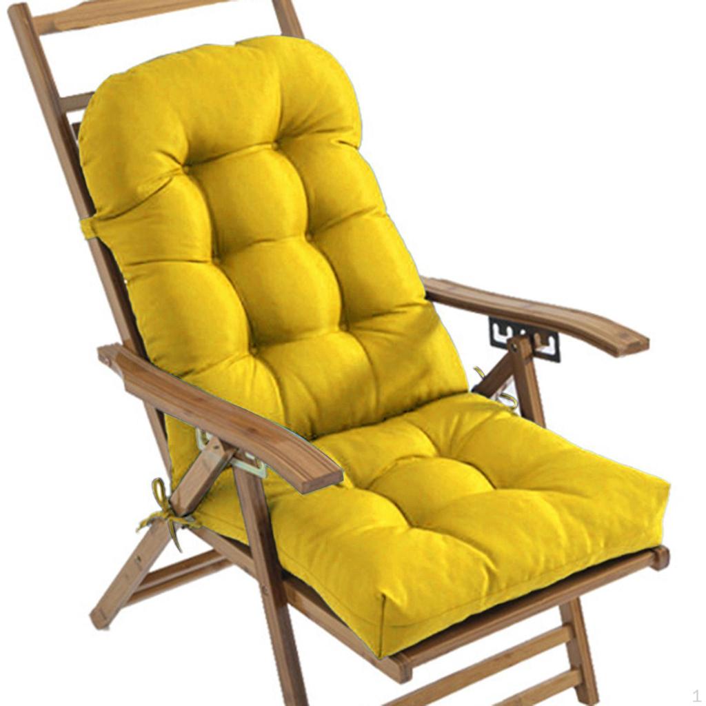 Rückenlehnenstuhl Draußen Kissenpolster Gesteppt Chaiselongue Kissen Polsterhocker