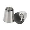 304 Stainless Steel One-Piece Molded Baking Tips for Large, Medium & Small Cakes Cookies and Cream Puffs