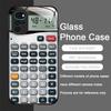 Funny Digital Calculator Pattern Tempered Glass Phone Case for Motorola Moto G85 G84 G75 Edge 50 Fusion 40 Neo 30 Pro Hard Cover