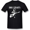 Hsuail Men's Dire Straits Band Symbol T-Shirt Black US Size L