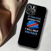Custodia per telefono Bandiera Congo Bandiera Repubblica Democratica Silicone Morbido per iphone 14 13 12 11 Pro Mini XS MAX 8 7 6 Plus X XS XR Cover