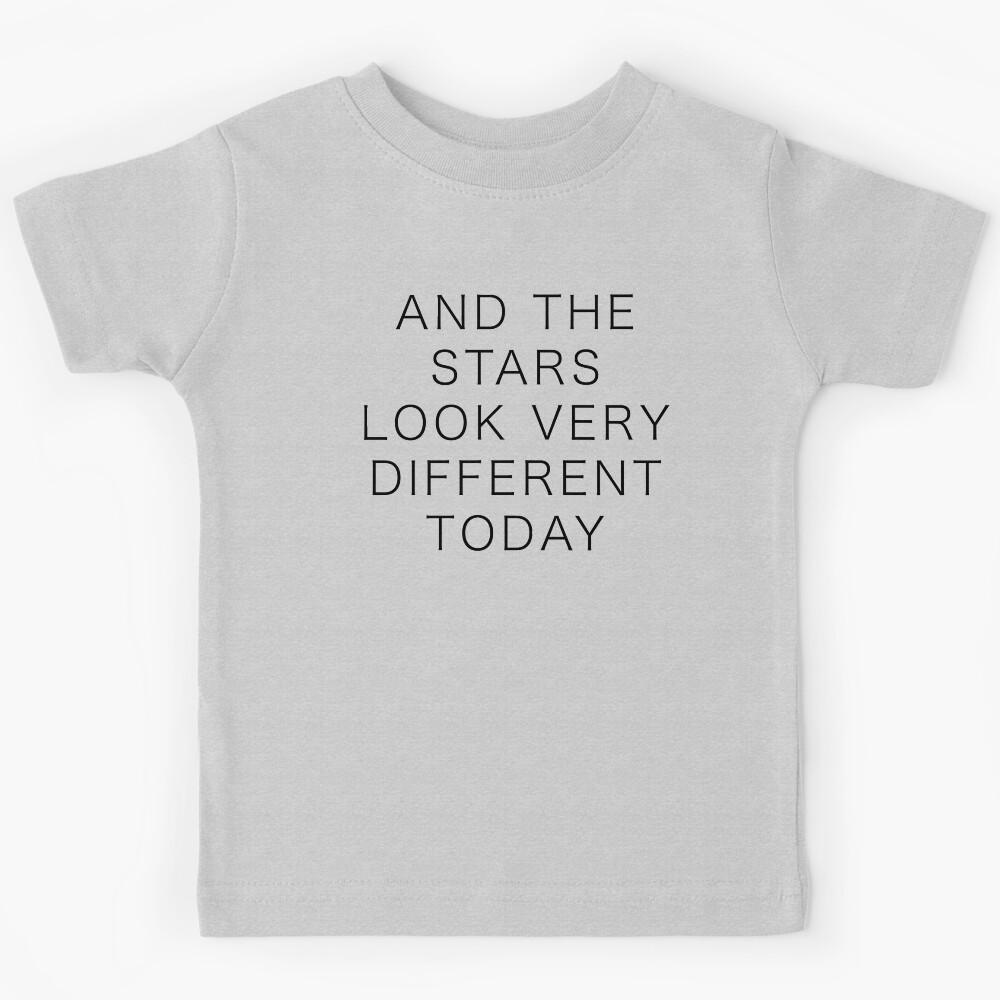 80s music lyrics art / space oddity / black Kids T-Shirt 160