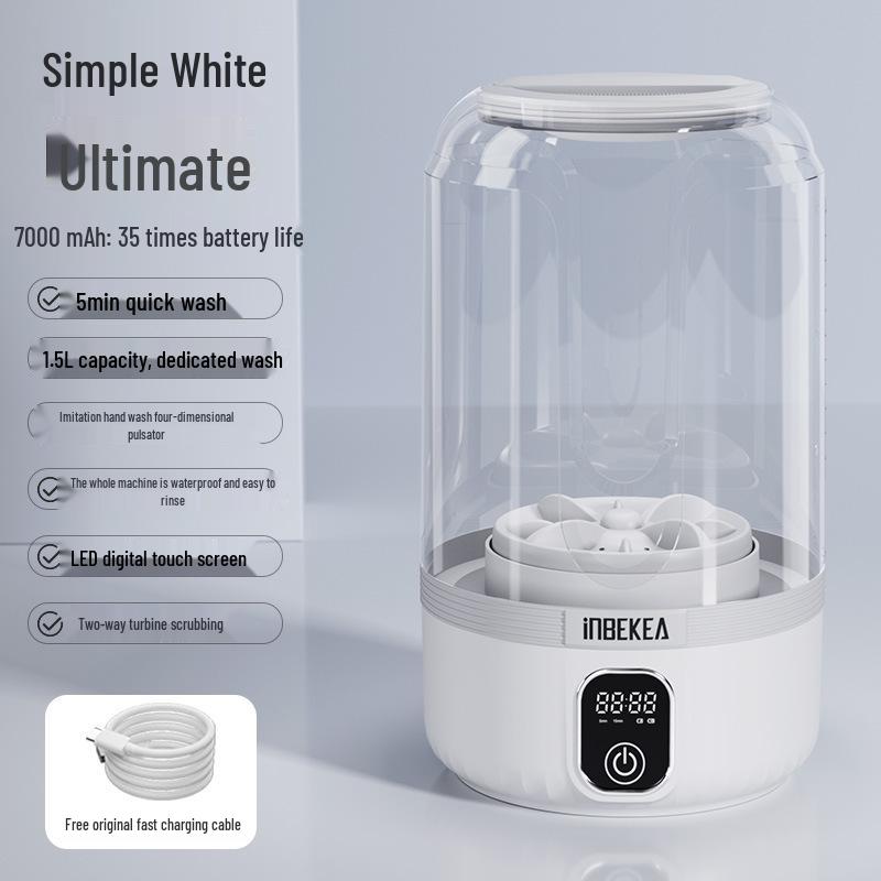 Portable Automatic Mini Washer for Underwear and Socks