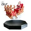 Magnetic Levitating Santa Sleigh Floating Sleigh, Levitation Santa's Flying Ornament, Christmas Creative Holiday Decorations for Friends Display Home,