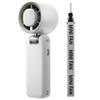 Turbo High-Speed Handheld Fan: Portable USB Rechargeable, 100-Speed Digital Display for Outdoor Cooling