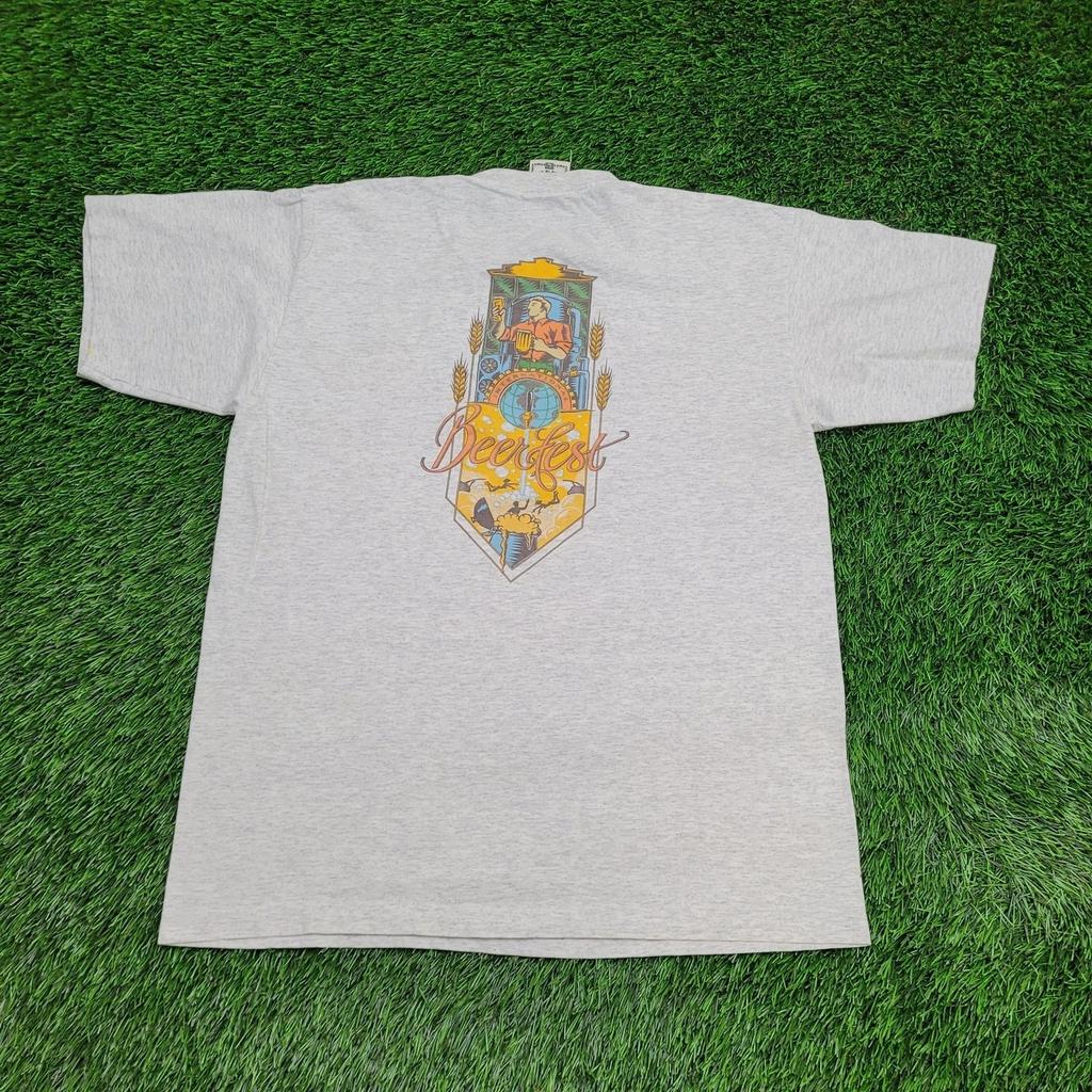 Vintage Beerfest Springfield Missouri Festival Shirt M/L 21x27 Gray