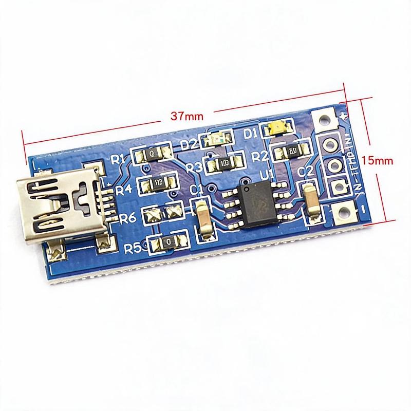 1A Lithium Battery Charger Pcb Module Multiple Interfaces Stable Charging Efficiency For Diy Projects And Small Device Repairs
