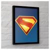 Superman Logo Framed Poster