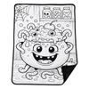 Kids Halloween Drawing with Brushes, 70 Cm, Parent-Child Coloring Blanket for Children