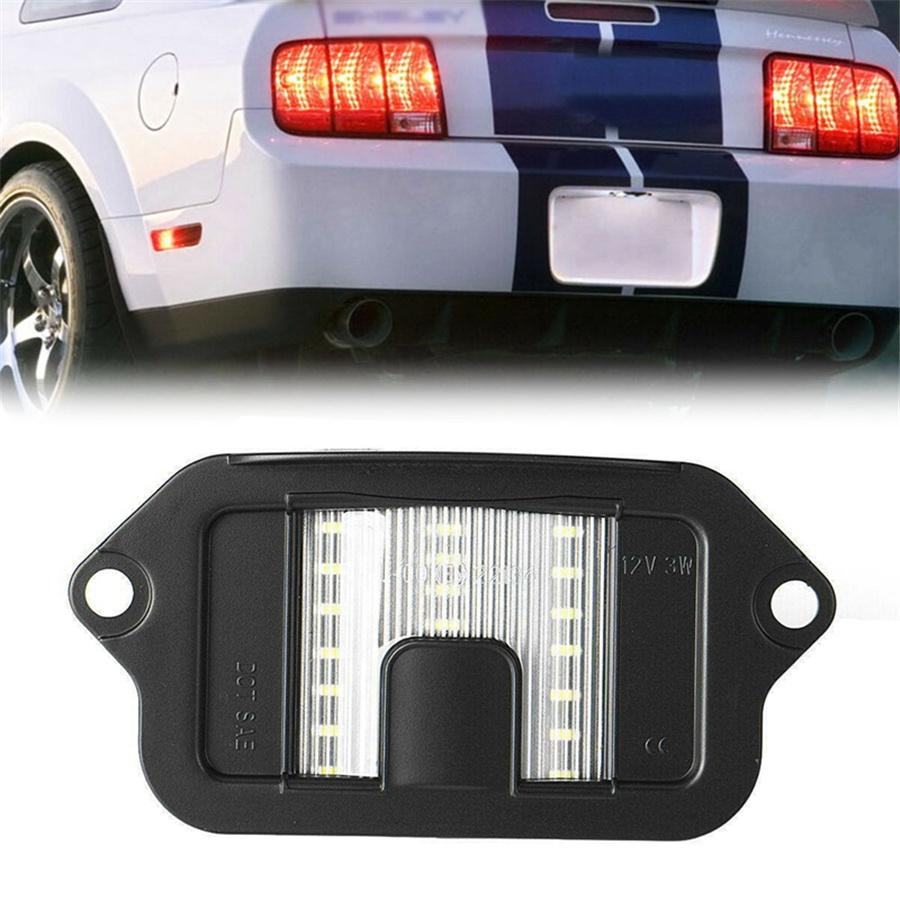 For 2005-09 Ford Mustang 18 SMD White LED Rear License Plate Light #4R3Z13550AA