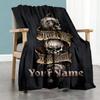 Harley-davidson Motorcycles Customize Your Name Blanket Gift Personalized Blanket Ultra-Soft Great for Bed Couch Picnics Living Room