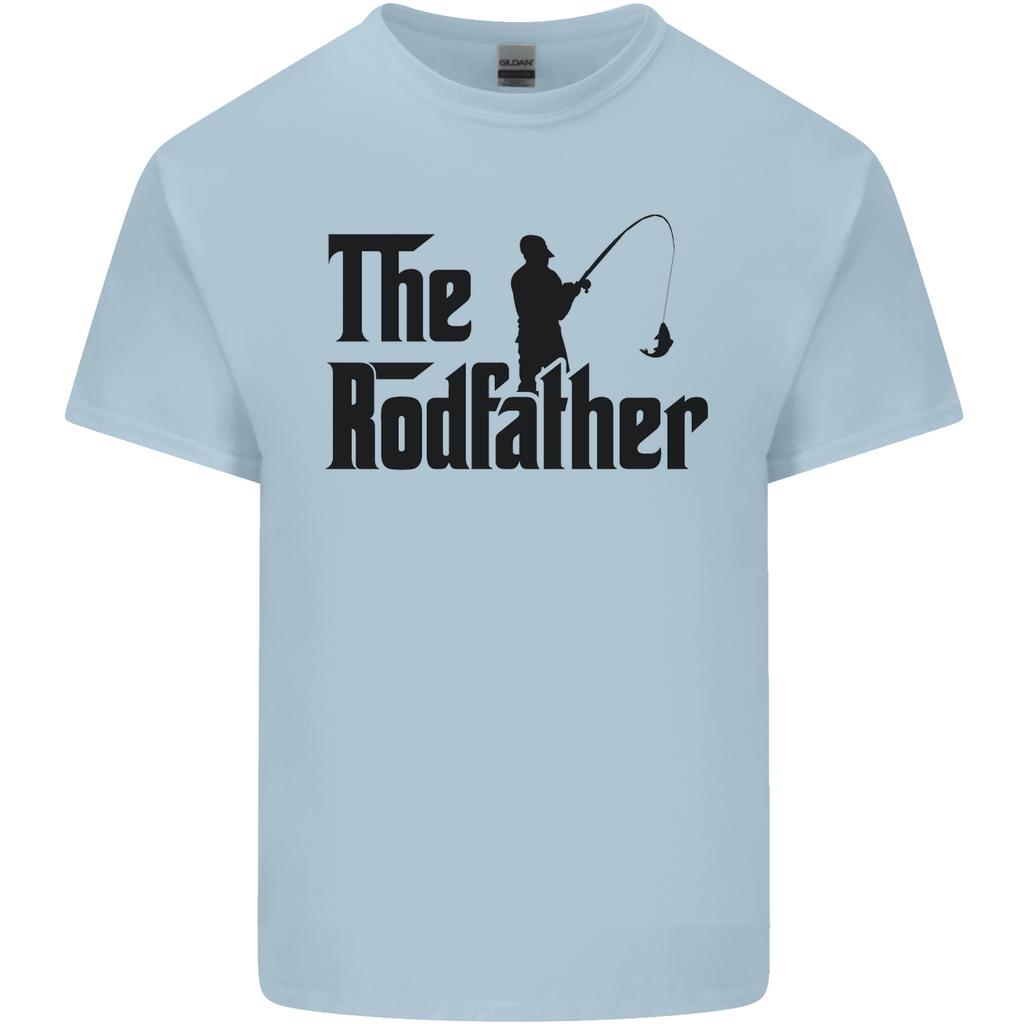 The Rodfather Funny Fishing Rod Father Unisexs Light Cotton TShirt