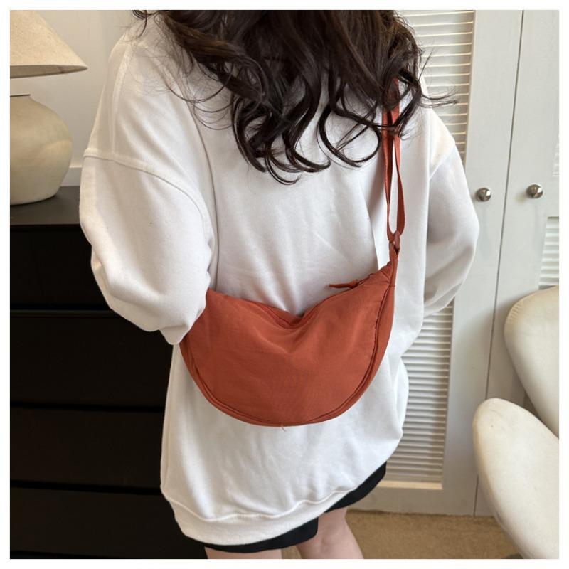 Dumpling Bag Women's Bag Oblique Span Bag New Shoulder Bag Simple Bag Nylon Cloth