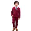 2025 Boys' Multicolor Formal Suit Set - Student, Host & Performer Attire