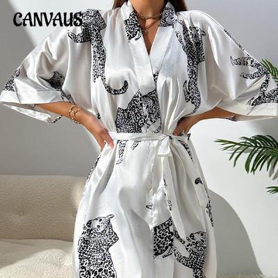 Bata de mujer de talla grande, sexy, informal, para estar en casa, sencilla, a la moda, cárdigan con cordones, pijama