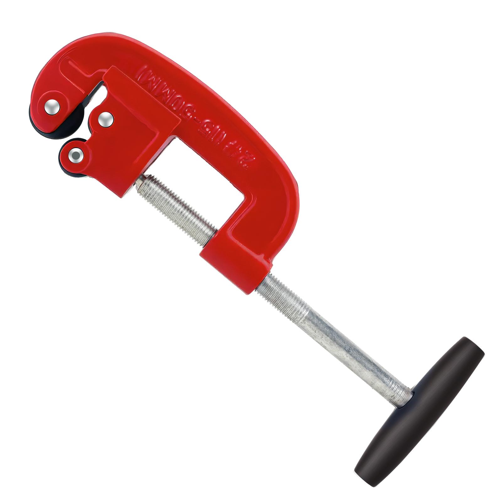 

Труборезный инструмент Резак для металлических труб Сверхпрочная резка труб с лезвием Точные инструменты для резки труб для сантехников для ремонта трубопроводов красный