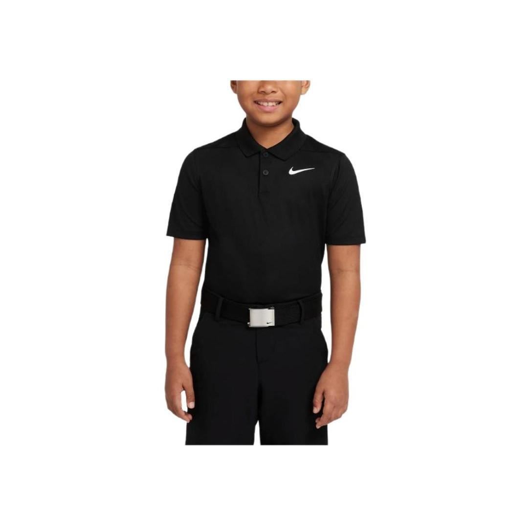 

Nike Kids Dri-FIT Victory Solid Logo Short Sleeve Polo Shirt Kids tops Black DN1970-010 XS