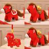 Year Of The Horse Plush Toy With Soft Short Pile Material Good Luck Figurine For Lunar New Year Gift