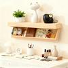 Solid Color Designer Shelf With Secret Compartment Concealed Floating Shelf Wall-Mounted Storage Solution Hidden Furniture