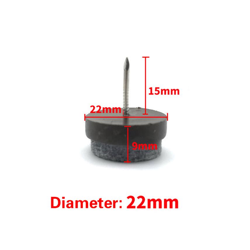 30 Pcs Felt Nails Anti Slip Foot Furniture Table Pads Legs for Furniture Wood Floor Protector Chair Stoppers Felt Glides