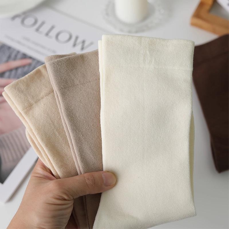 Zhuji Women's Pure Cotton Soft Pile Socks: Antibacterial, Odor-Resistant, Boneless, Anti-Pilling, Versatile, Loose Fit, Postpartum Comfort.