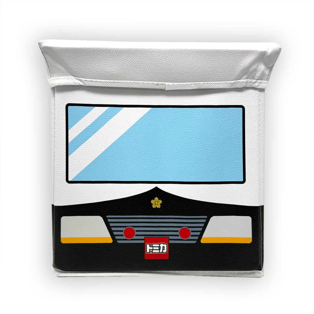 Tomica Aufbewahrungsbox Stuhl Feuerwehrwagen Streifenwagen Ca.. 35 cm (Streifenwagen)