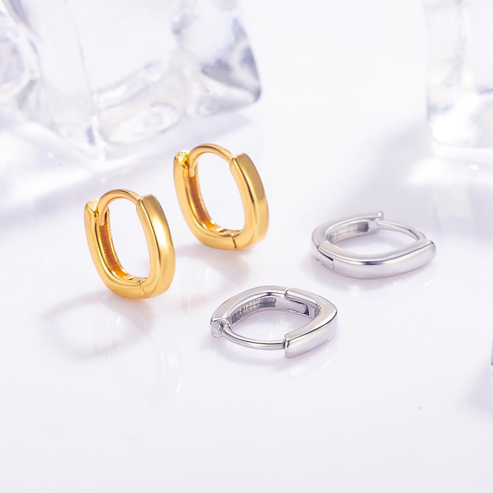Niche Design Hoop Earrings for Women – Versatile High-End Fashion Ear Studs