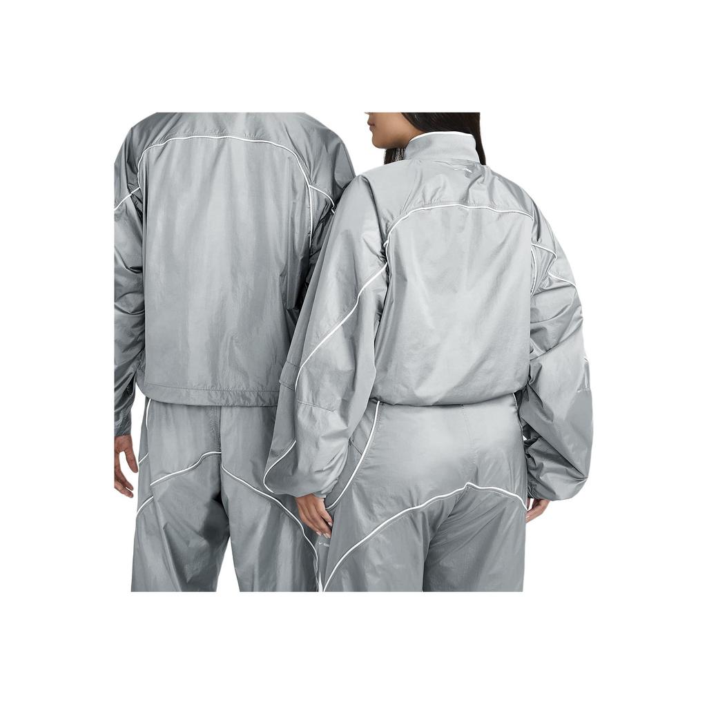 Jacquemus X Nike Track Jacket (Asia Sizing) Silver Unisex Streetwear FV5698-073