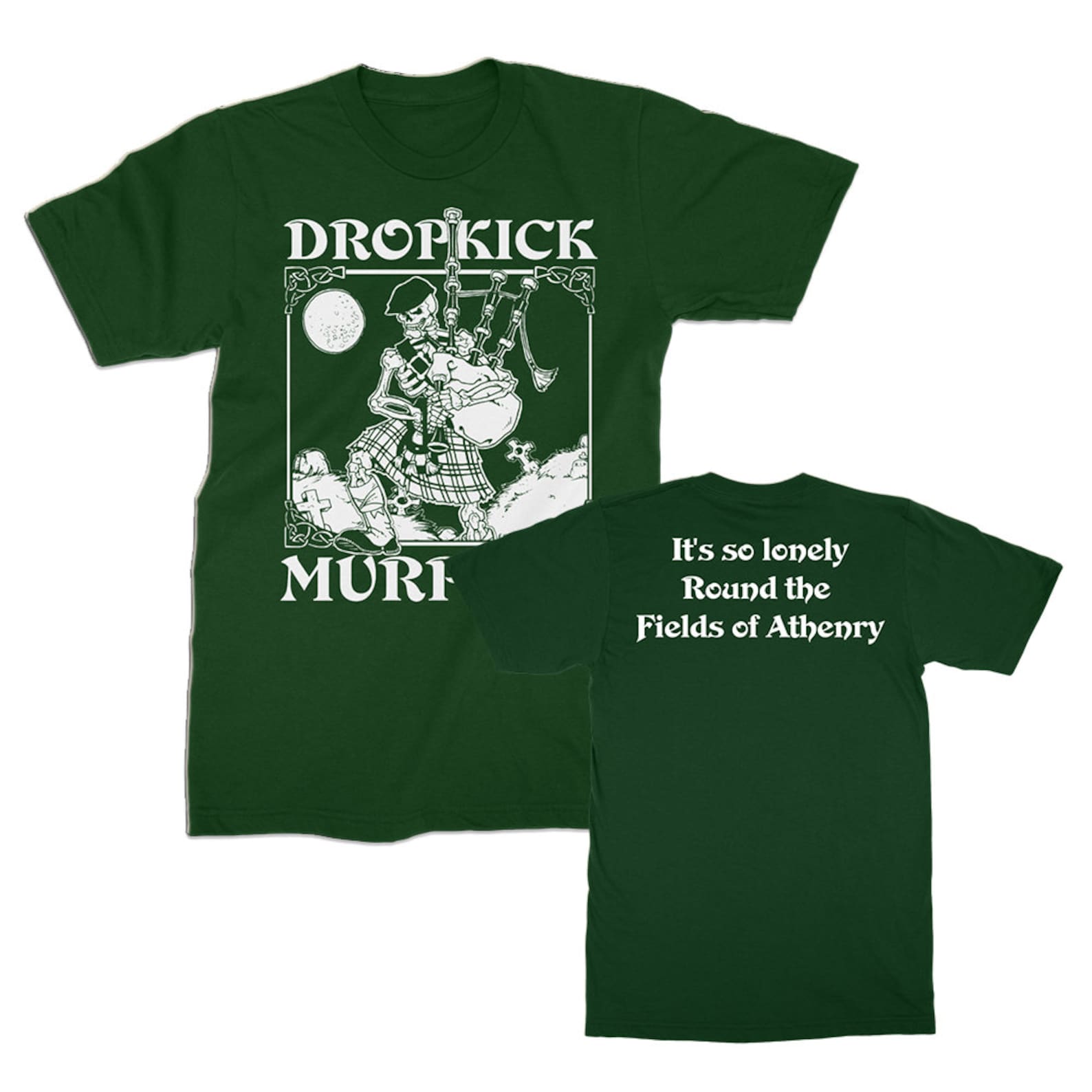 Dropkick Murphys Skelly Piper T-Shirt S