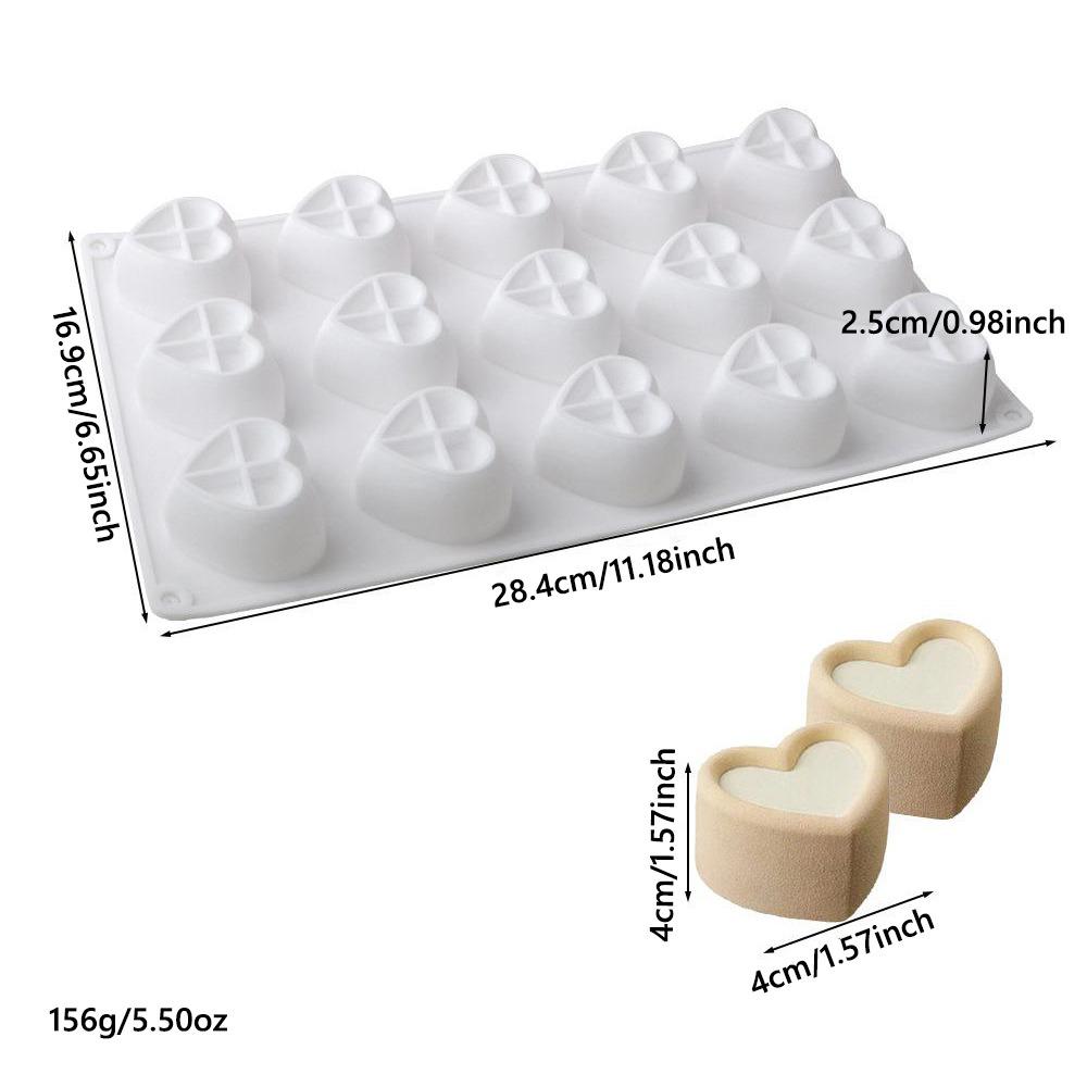 Chocolate Jelly Soap Mousse Cake Mould 6/15/18 Cavity Kitchen Tools  For DIY Baking