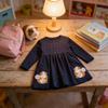 Girls Cotton Princess Dress With Cartoon Elements For Daily Wear