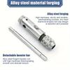1pc Adjustable Ratchet Tap Wrench, Durable Steel Hand Tool, M3-M8 Sizes, Industrial Grade, for Threading and Deburring [Zixian]