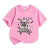 Kids Boys Girls 100% Cotton Short Sleeve O-Neck T-Shirt, Coo
