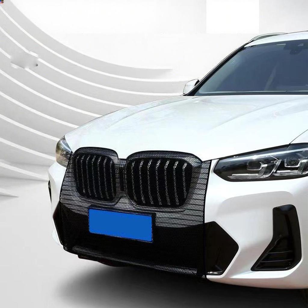 Car Grille Net Front Bumper Grill Cover Anti-Clogging Cover For Radiator Vehicle Prevent Stone Dirt And Leaf From Flying Into