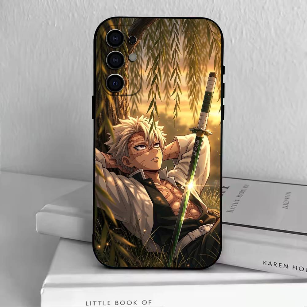 

SS-Sanemi Shinazugawa Phone Case For Samsung S25,S24,S21,S22,S23,S30,Ultra,S20,Plus,Fe,Soft Silicone Black Cover Samsung S235G