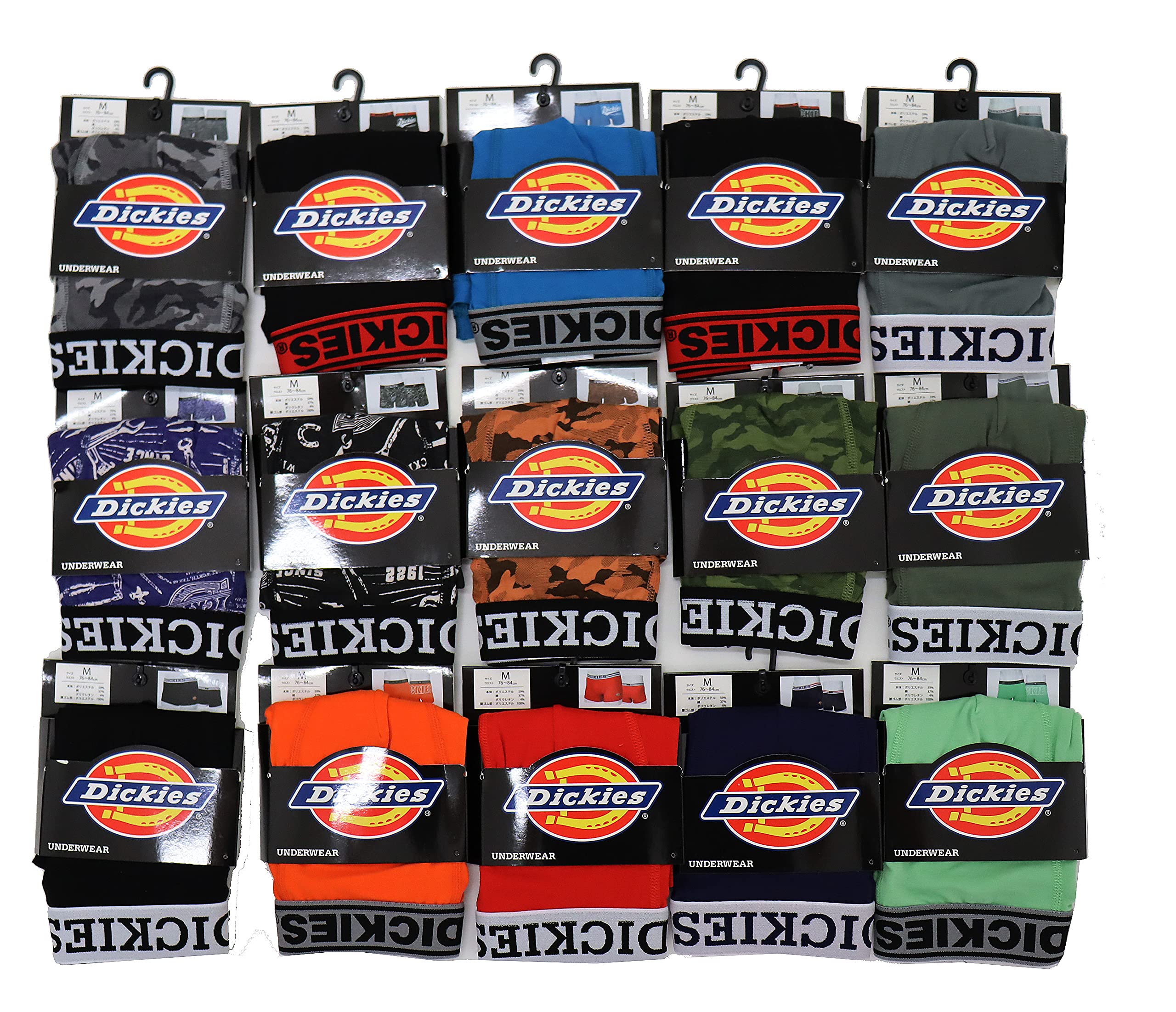 

Dickies Boxer Bear Jersey 3 Pieces of Random Colors and Lucky Bag Bear Jersey Boxer Shorts, Stretch, 3-Piece Set, Patterns, (M 3-Piece Set)