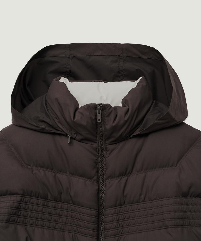 Lmood Kendall Crop Down Puffer Cocoa Brown