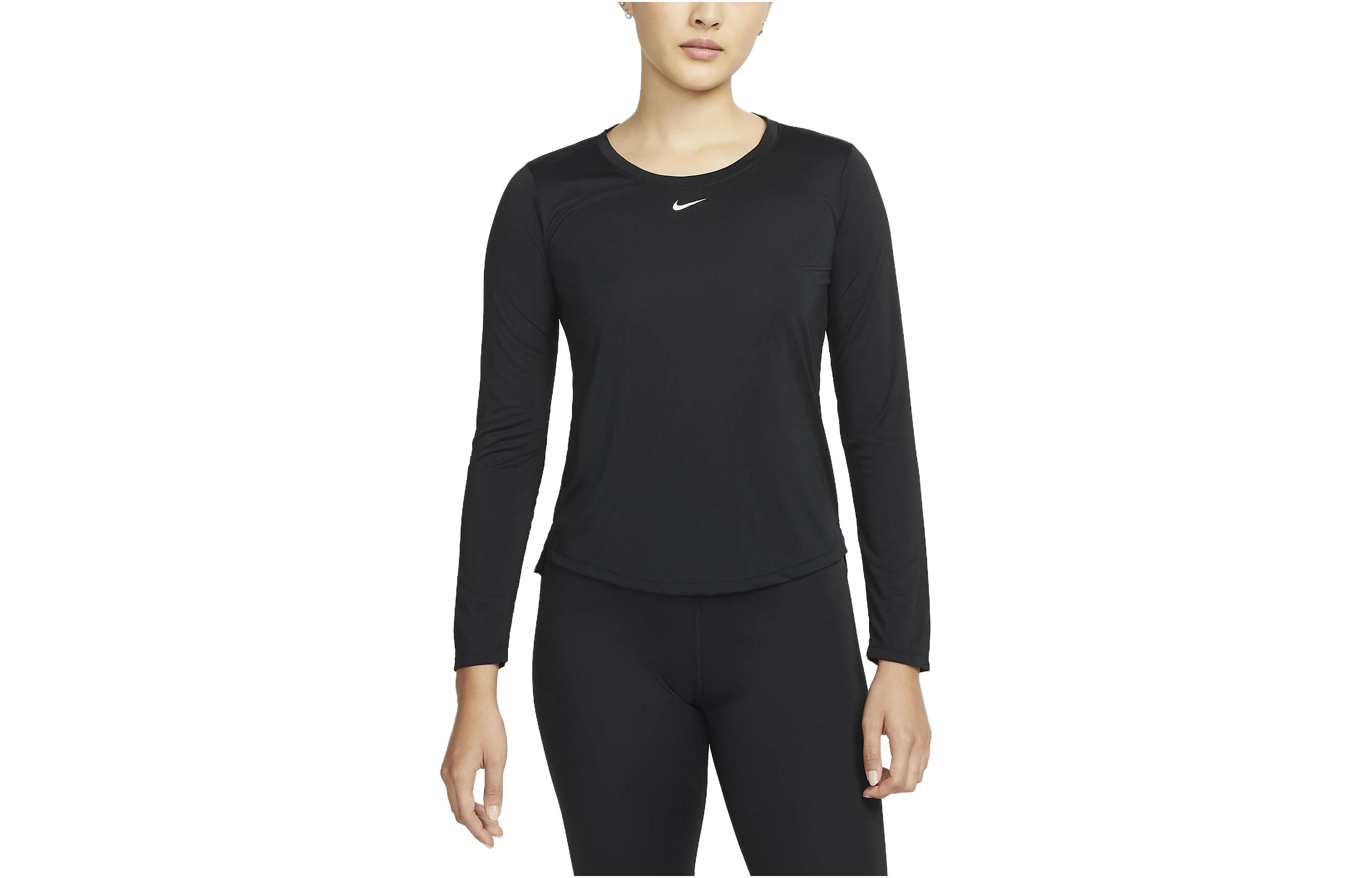 

Nike Drop Shoulder Sleeve T Shirt Women s Black DD0642-010 L