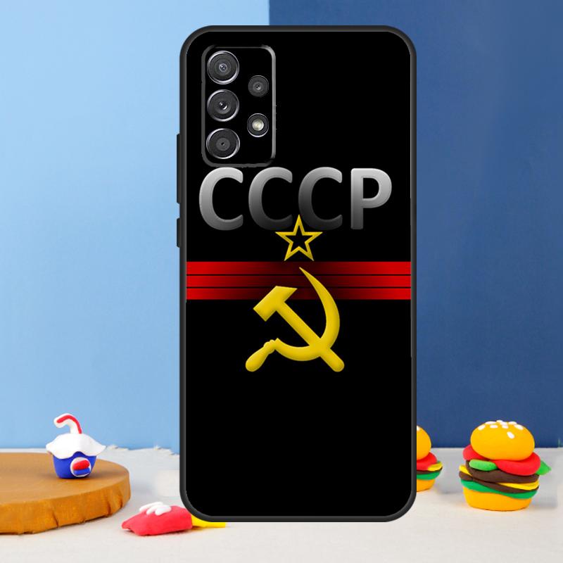 Soviet Union USSR Flag Case For Samsung Galaxy A53 A33 A13 A34 A54 A14 A35 A55 A15 A56 A36 A26 A16 A06 A22 A32 A52