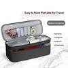 Hair Dryer and Curling Iron Bag with Double Layer Storage Spacious for Travel Needs