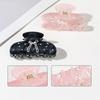2026 Französischer Prinzessinnenstil Schleifen-Haarklammern für Damen Rosa Schwarz Strass-Haifisch-Clip Süßer Luxus Schmuck Haarschmuck