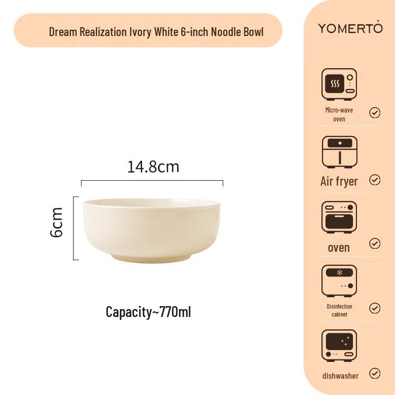 Yipan Cream Style Ceramic Dinnerware Set