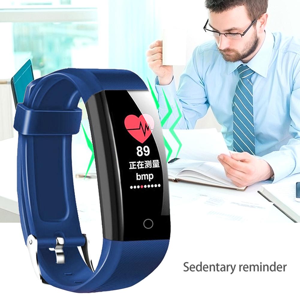 W6 Smart Bracelet Healthy Step Count Sports Watch Multifunction Smart Heart Rate MonitorBlue