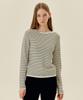 MIND BRIDGE WOMEN [W][Couture] Striped Slim Fit Knit